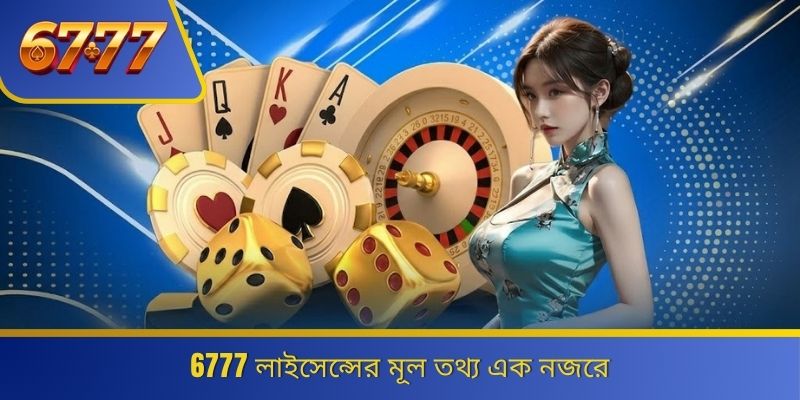 6777 লাইসেন্সের মূল তথ্য এক নজরে 